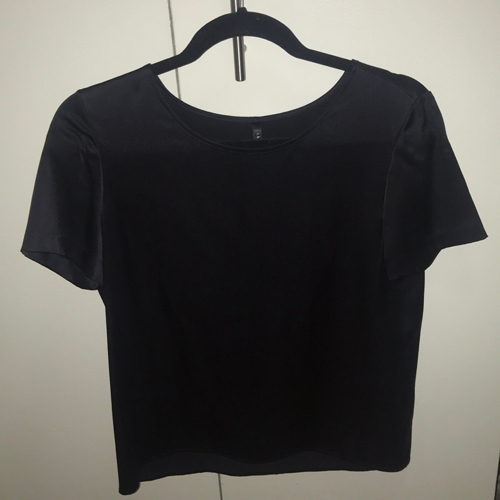 Theory Navy Silky Tee